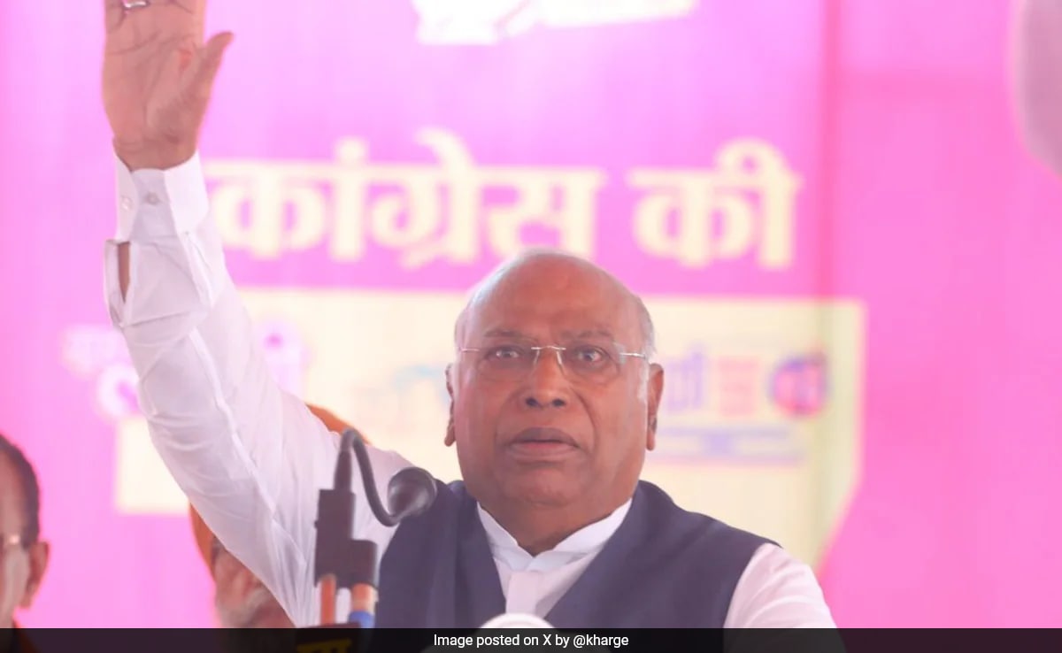 Mallikarjun Kharge Asks Congress Workers To Ensure Victory In 2024