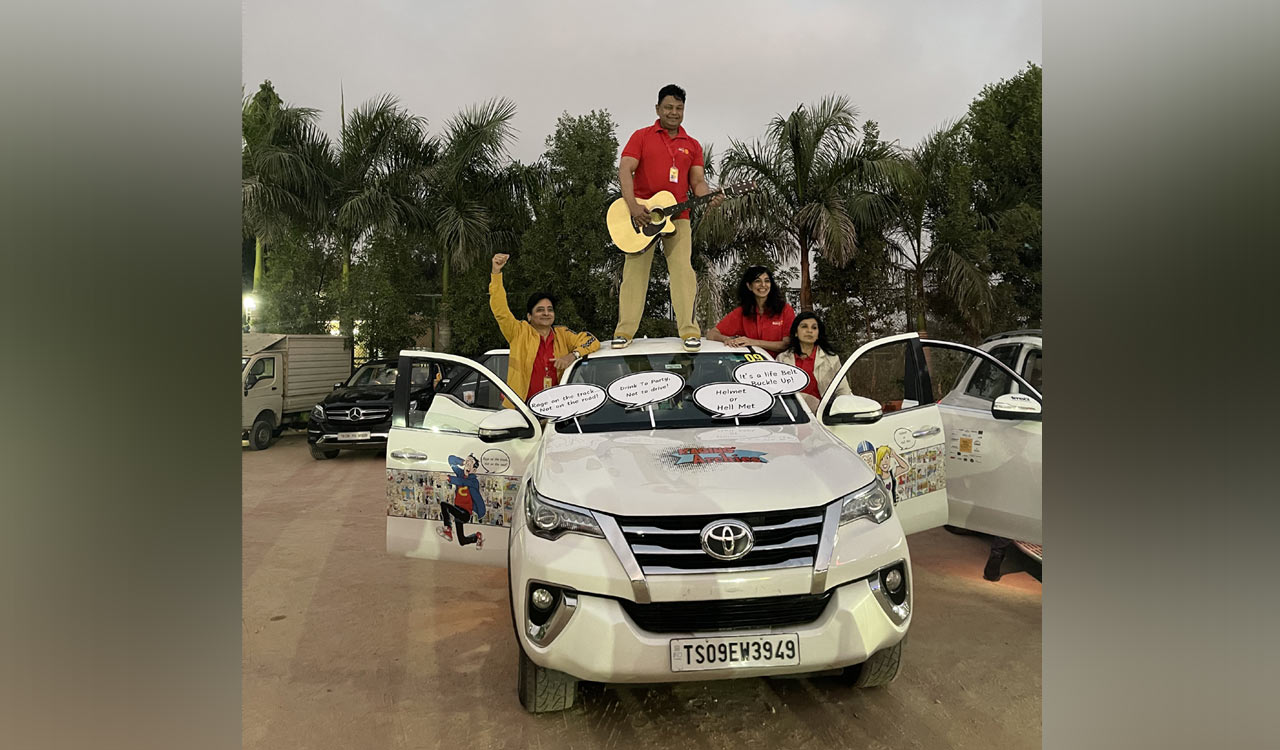 Hyderabad: Rotary Club conducts fundraising car rally