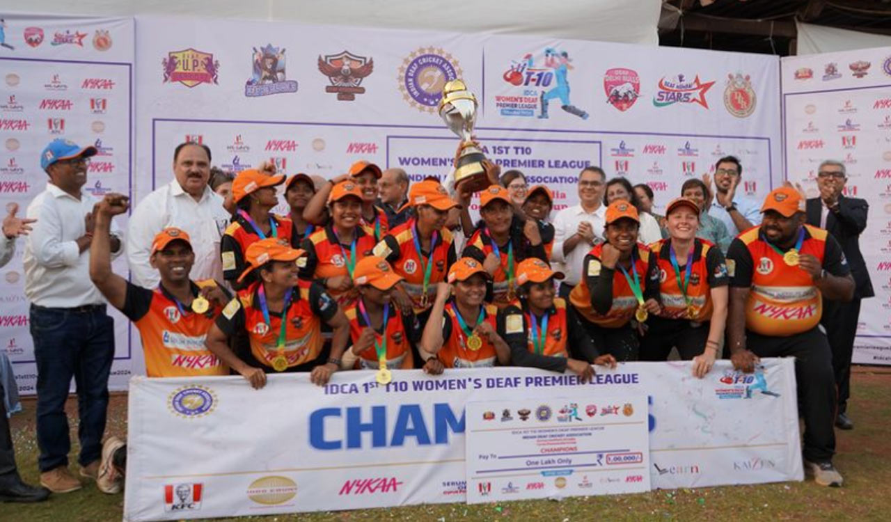 Hyderabad Eagles emerge champions in T-10 Women’s Deaf Premier League