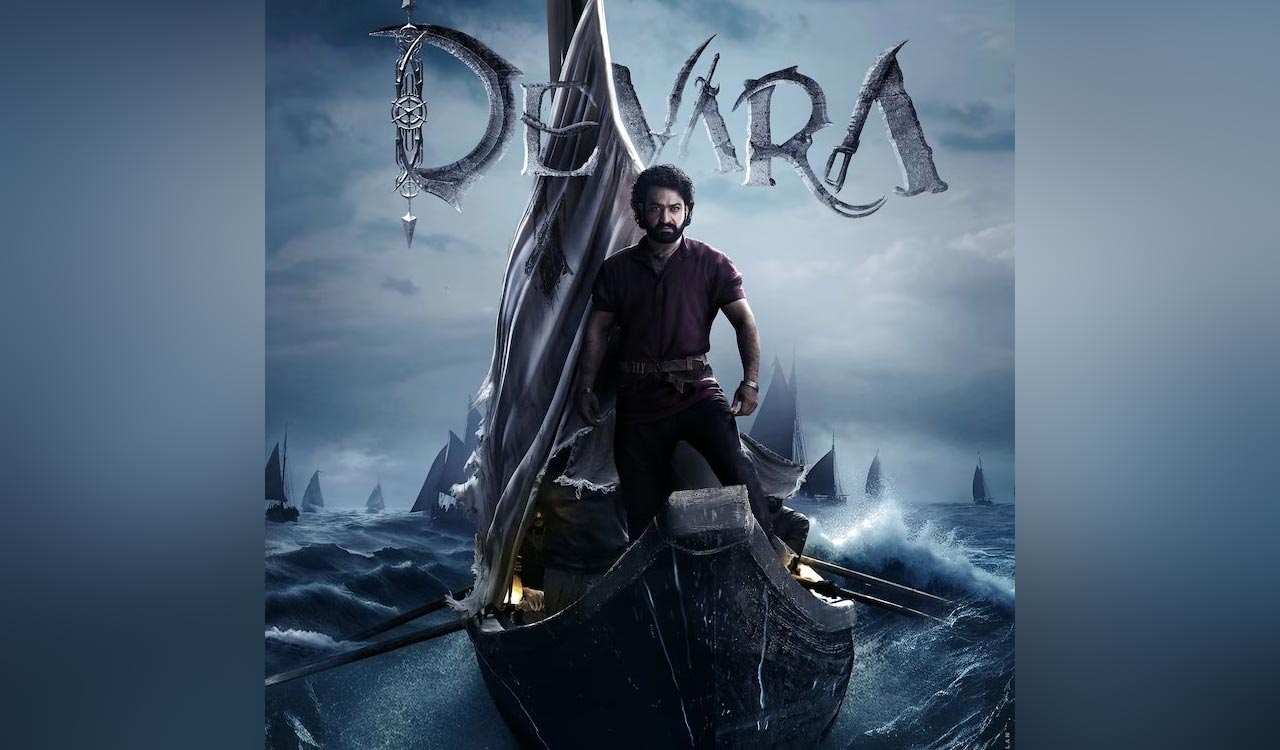 Jr NTR stands defiantly on a boat in new ‘Devara’ poster