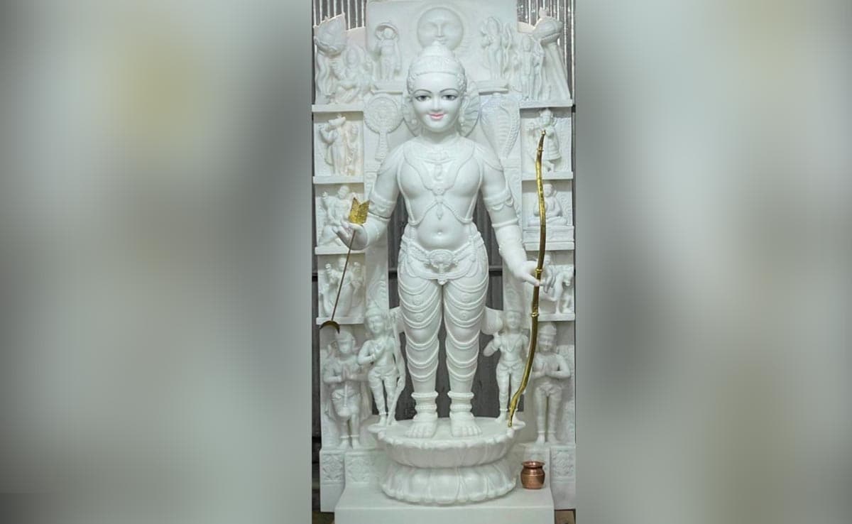 Ram Lalla Idol That Lost Out. Rajasthan Sculptor's White Marble Creation