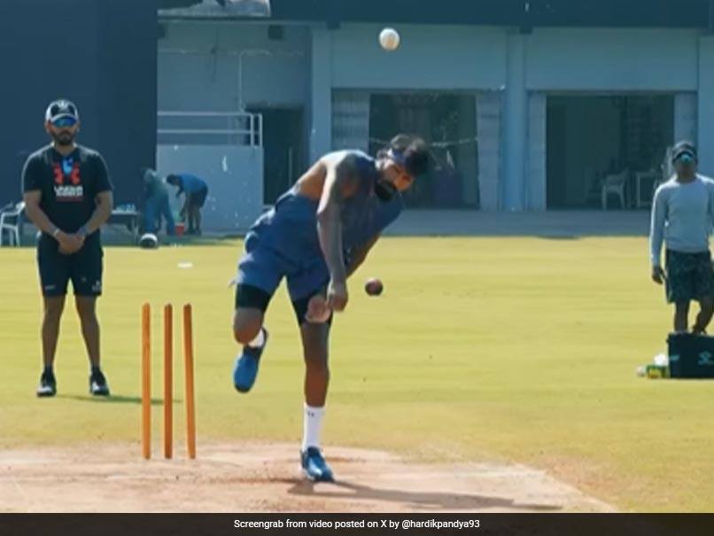 Watch: Recovering From Ankle Injury, Pandya Begins Bowling Full Tilt