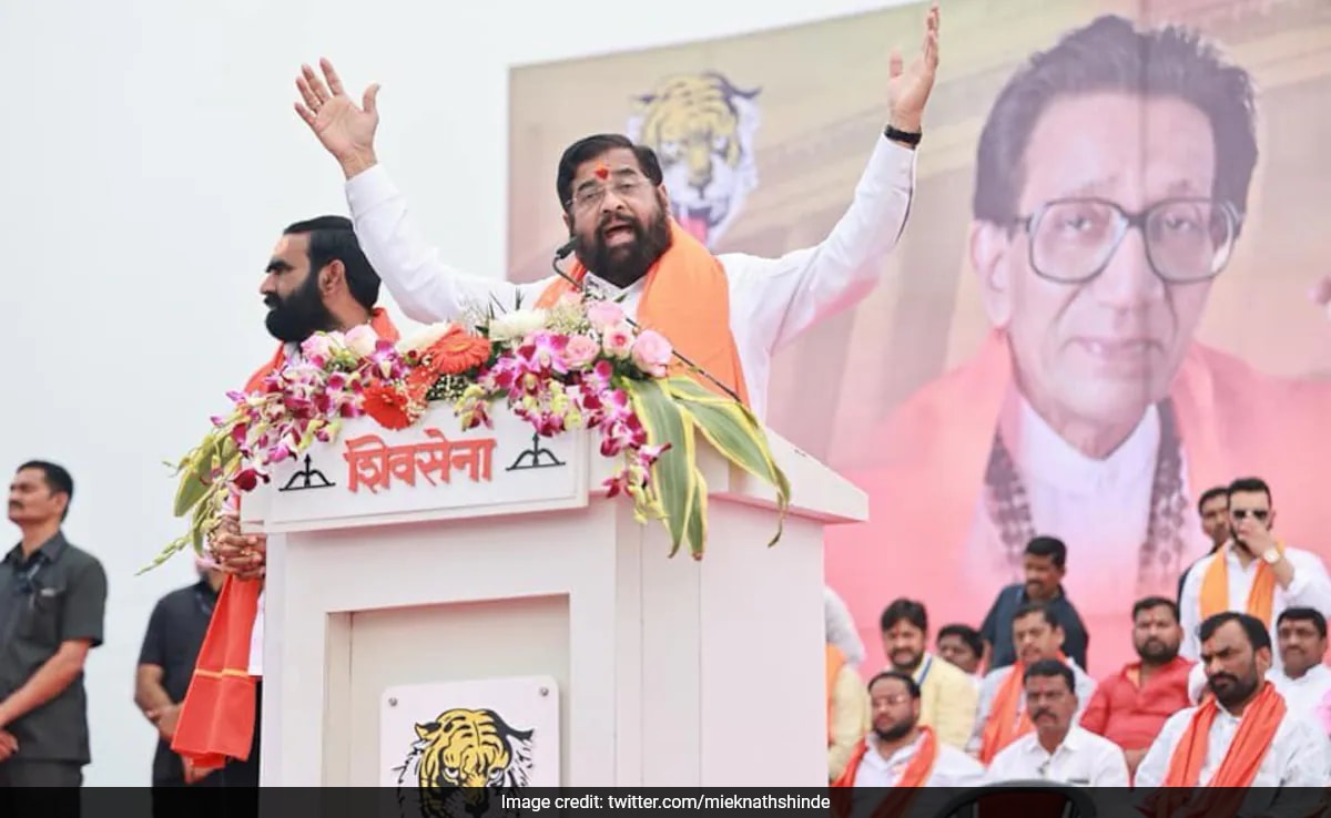 "Tight Slap On Face Of Those…": Eknath Shinde Jabs Uddhav Thackeray