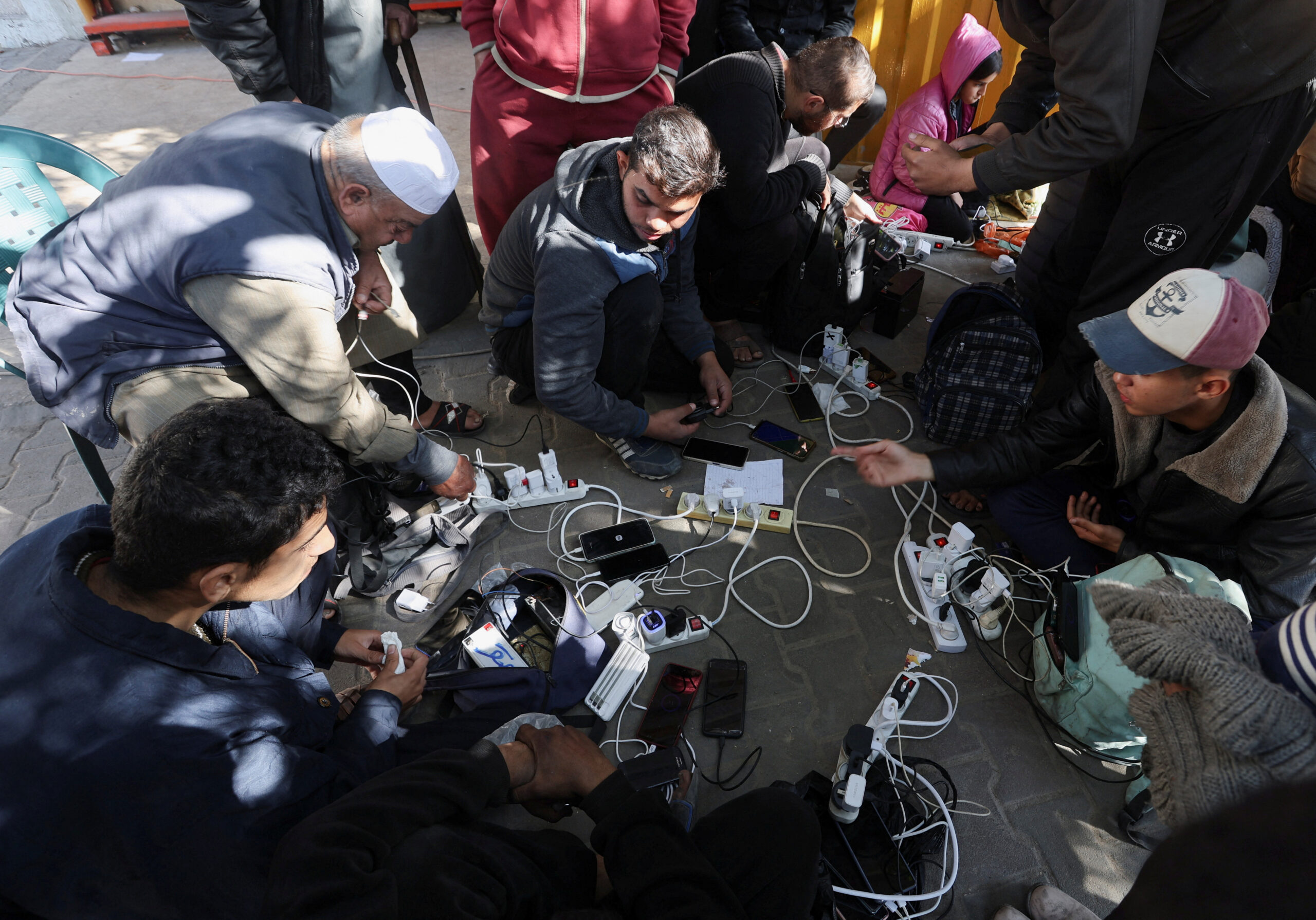 How To Charge A Phone In War-Hit Gaza: Patience Required, Sunshine Helps