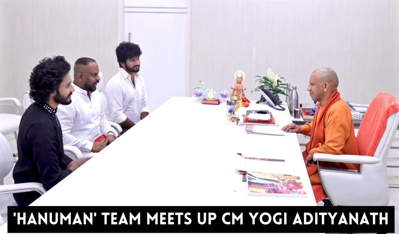 ‘HanuMan’ team meets UP CM Yogi Adityanath