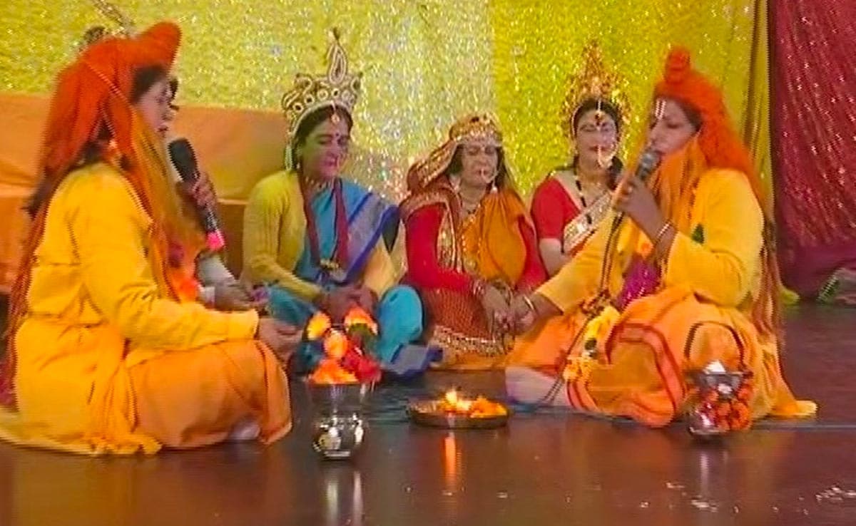 All-Woman Team Perform Ram Leela In Ayodhya Ahead Of Temple Inauguration