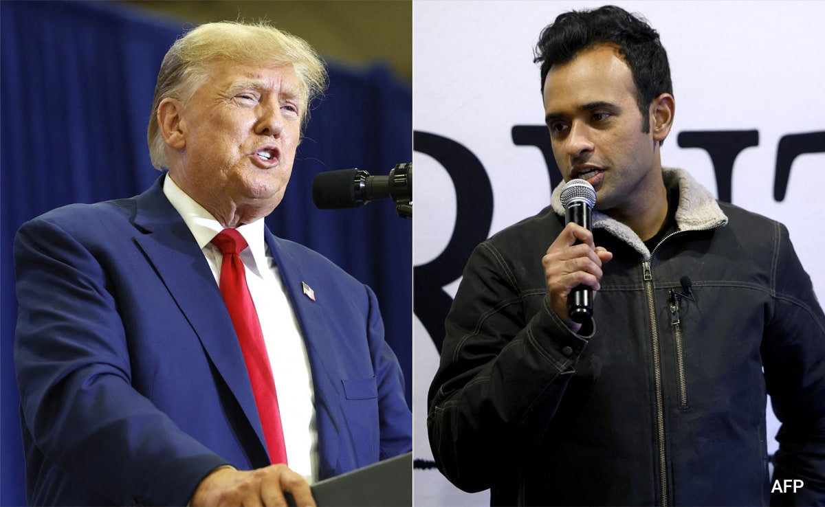 "One Hell Of A Job": Donald Trump's Praise After Vivek Ramaswamy Drops Out