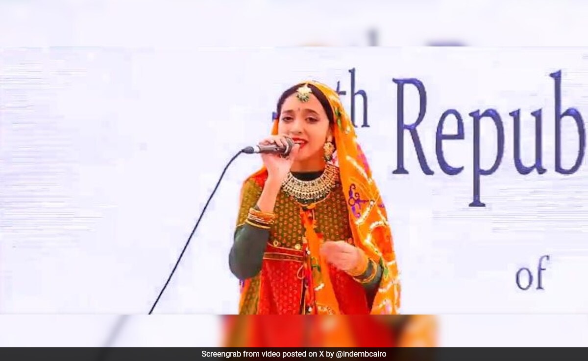 "Melodious": PM Lauds Egypt Girl For Singing 'Desh Rangeela' On Republic Day