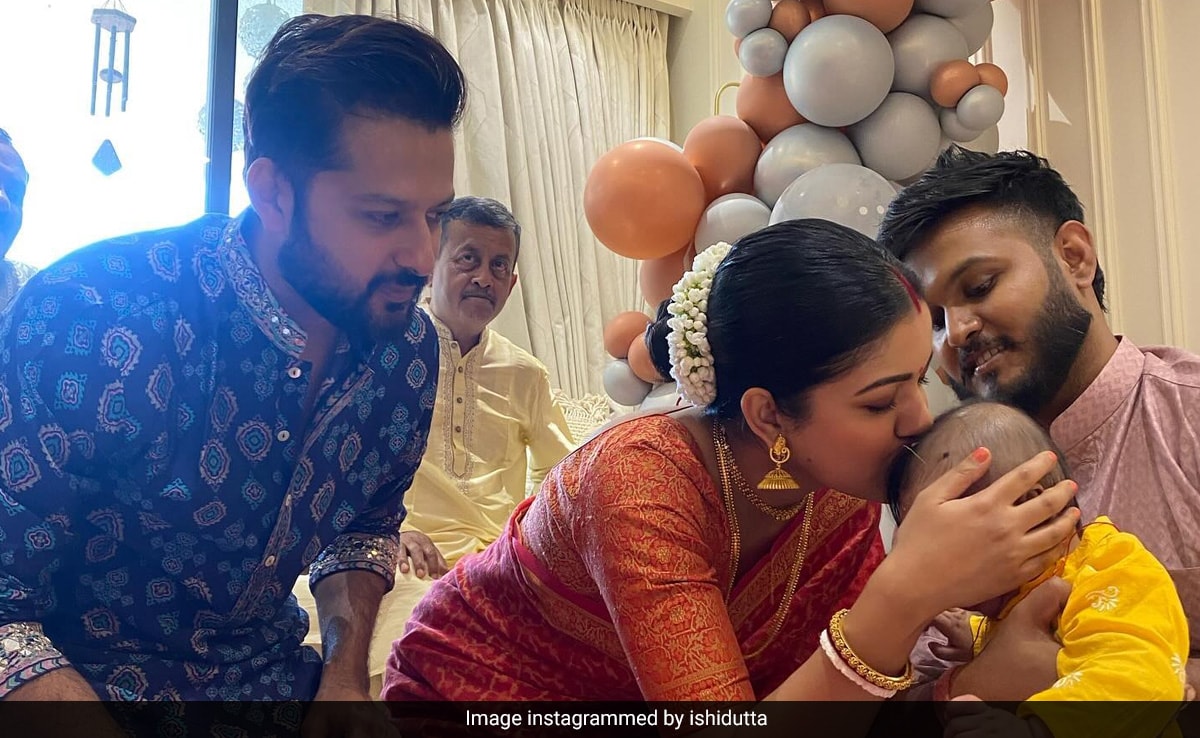 Ishita Dutta And Vatsal Sheth Share Pics From Son Vaayu's Annaprashan