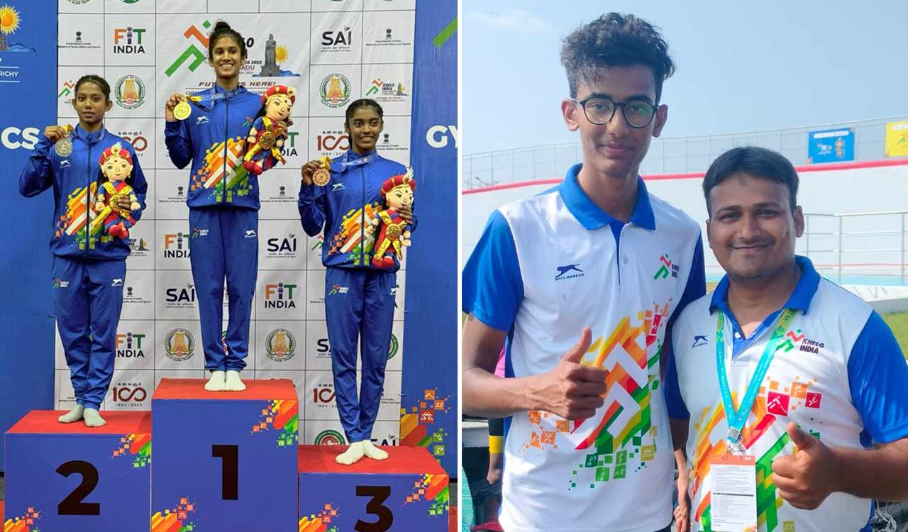 Nishka, Aashirwad clinch gold medals at Khelo India Youth Games