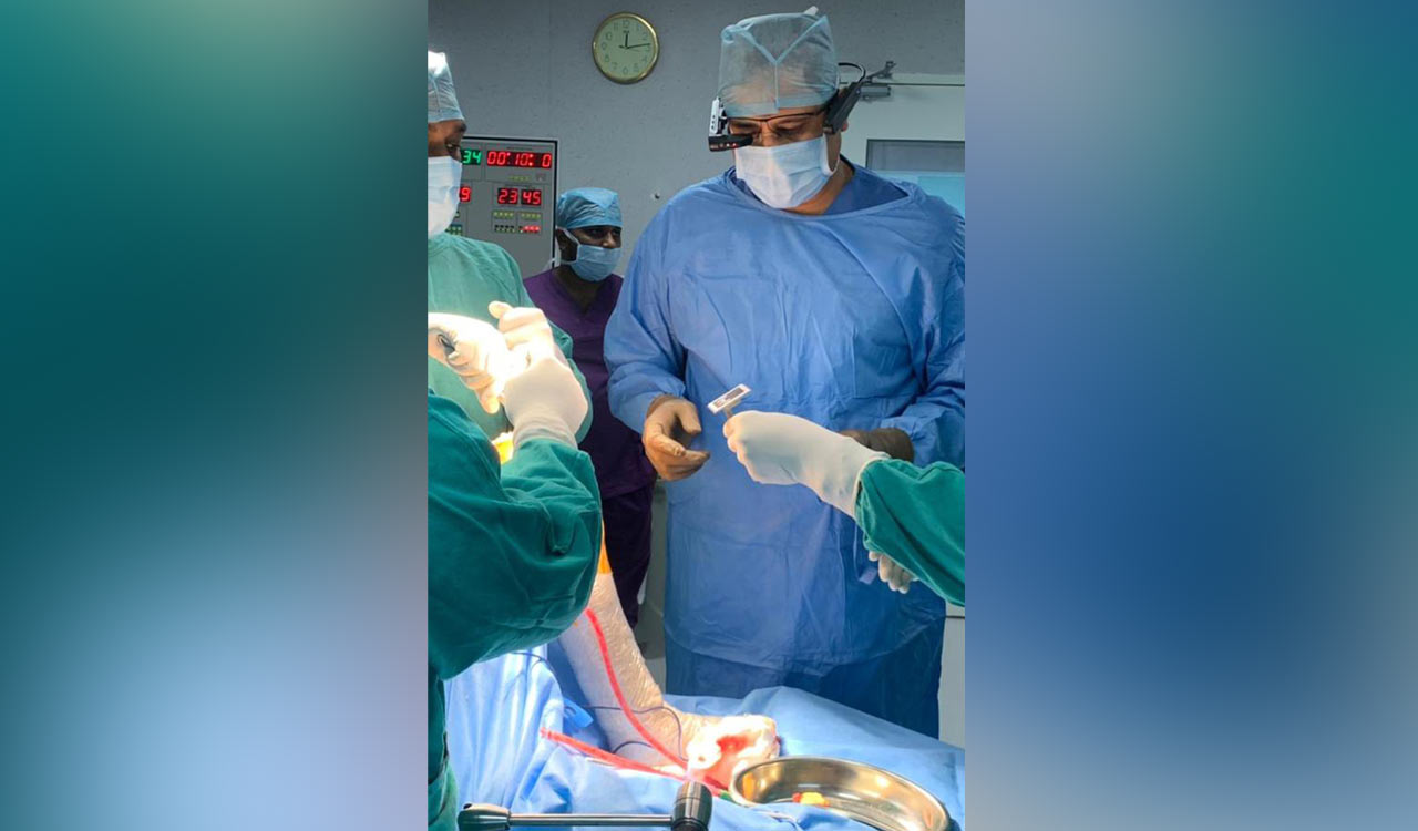 Hyderabad: Knee replacement surgery performed using ‘3D AR glasses’ at Omega Hospitals