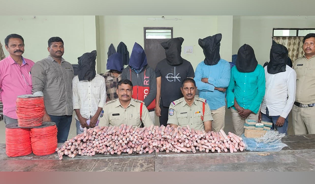 Kothagudem: Cops arrest seven Maoist sympathisers, seize explosive material