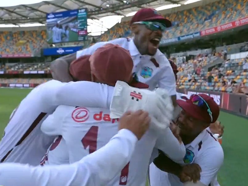 Watch: Wild Celebrations In Gabba After WI's Historic Test Win Against AUS