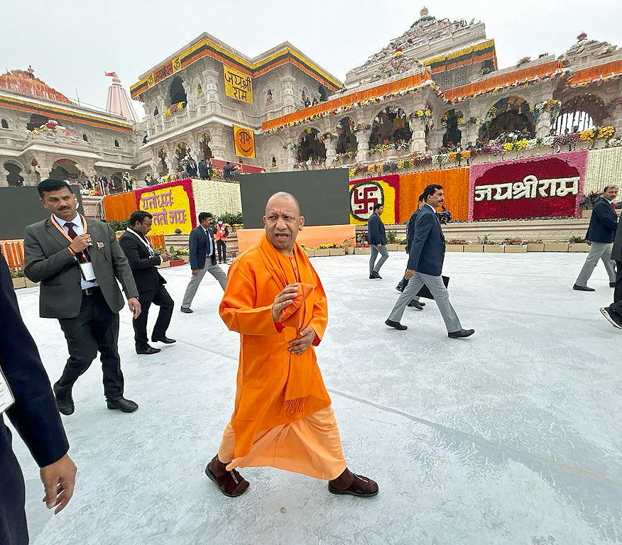 In Yogi Adityanath's Ram Temple Speech, A Veiled Swipe At Mulayam Yadav