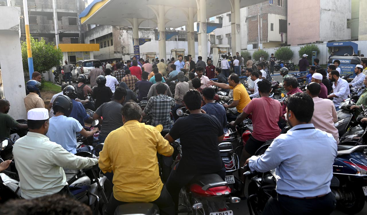 Petrol pumps in Hyderabad expected to return to normal on Wednesday