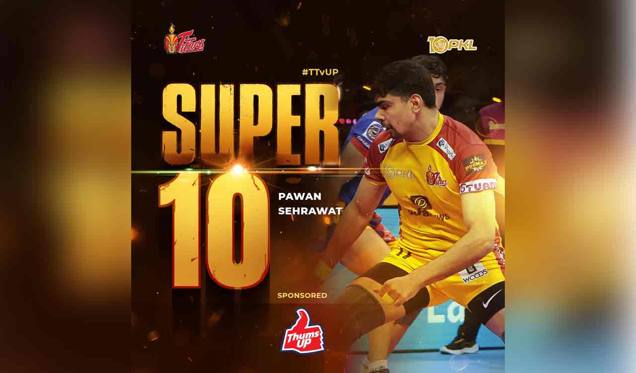 Pawan Sehrawat masterclass leads Telugu Titans to huge win at home