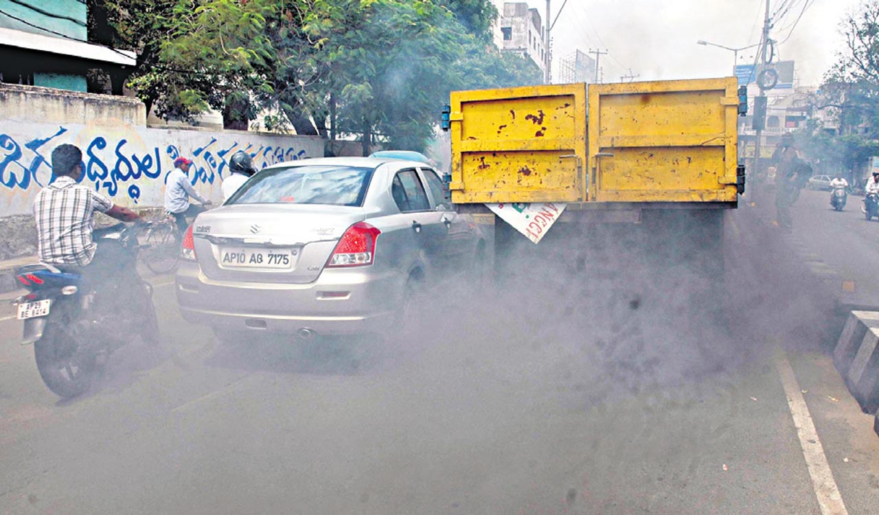 Hyderabad’s air quality turns bad; PM10 levels surpass permissible limit