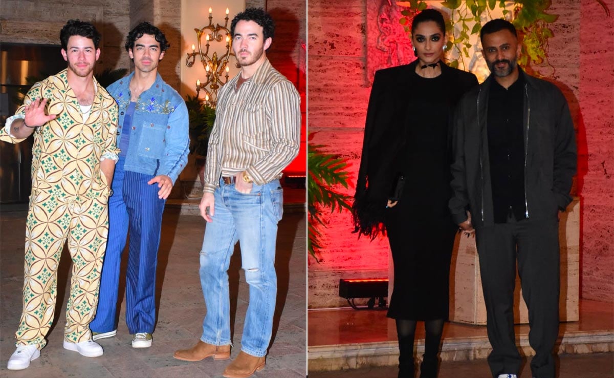 Jonas Brothers, Sonam-Anand, Malaika At Natasha Poonawalla's Party