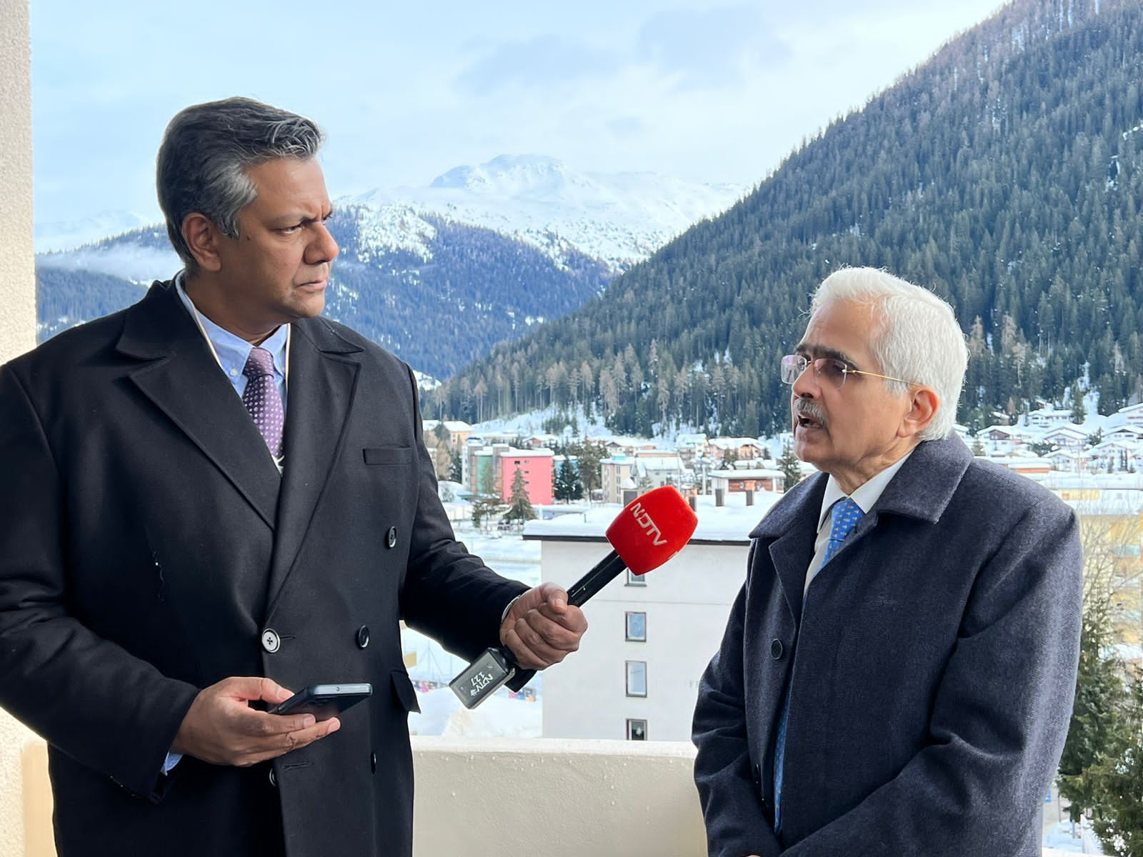 "Expect Real GDP To Touch 7%": RBI Chief Shaktikanta Das To NDTV At Davos