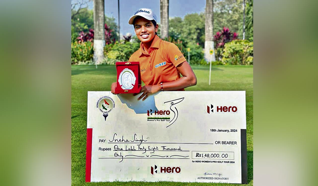 Hyderabad’s Sneha clinches first golf title of season