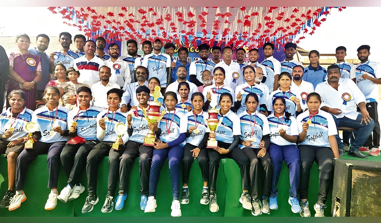 Telangana women’s team emerge champions at South Zone National Softball Championship