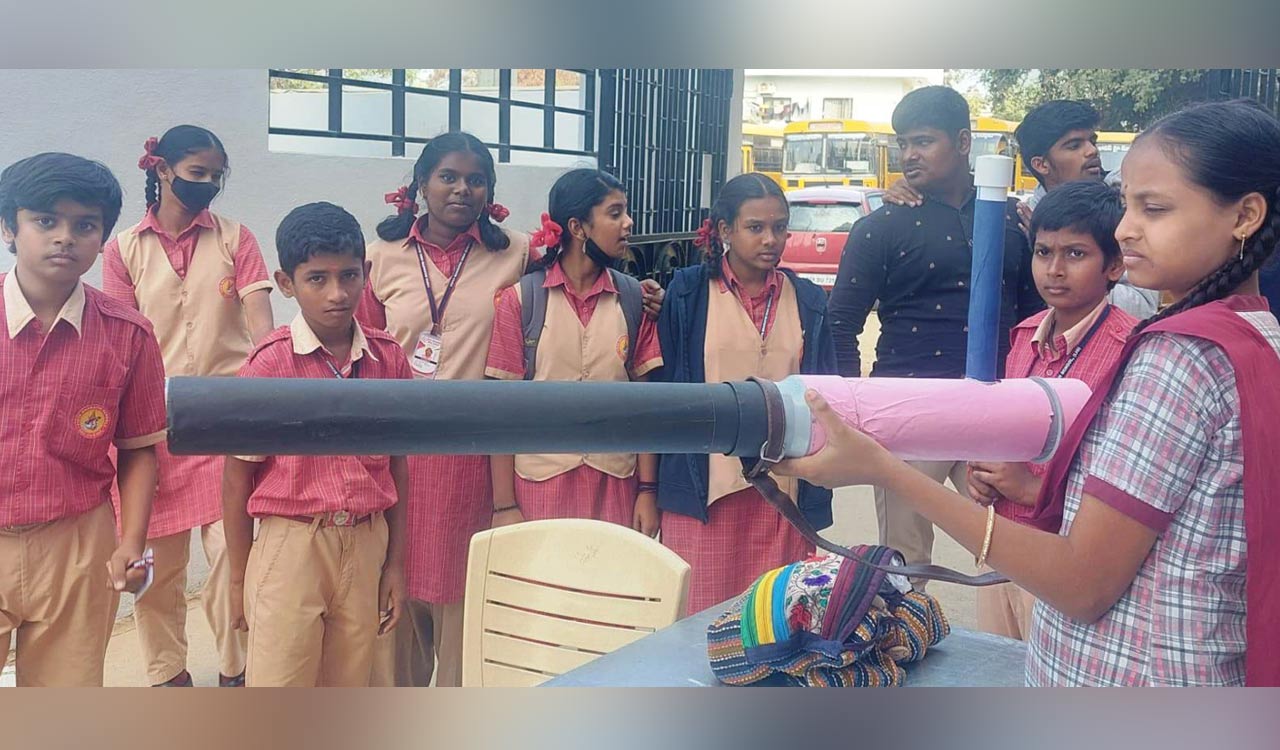 Class 10 girl from Telangana makes gun to keep animals from farm fields