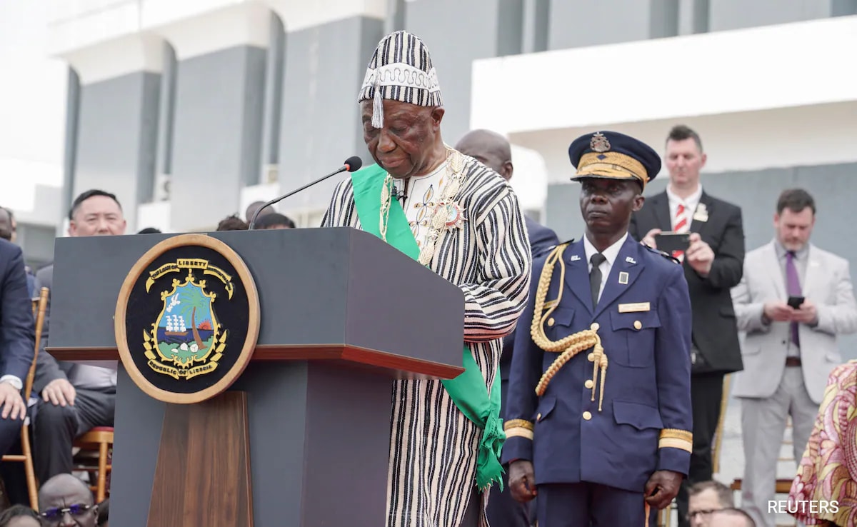 Liberia President, 79, Helped Away From Podium During Inauguration Speech