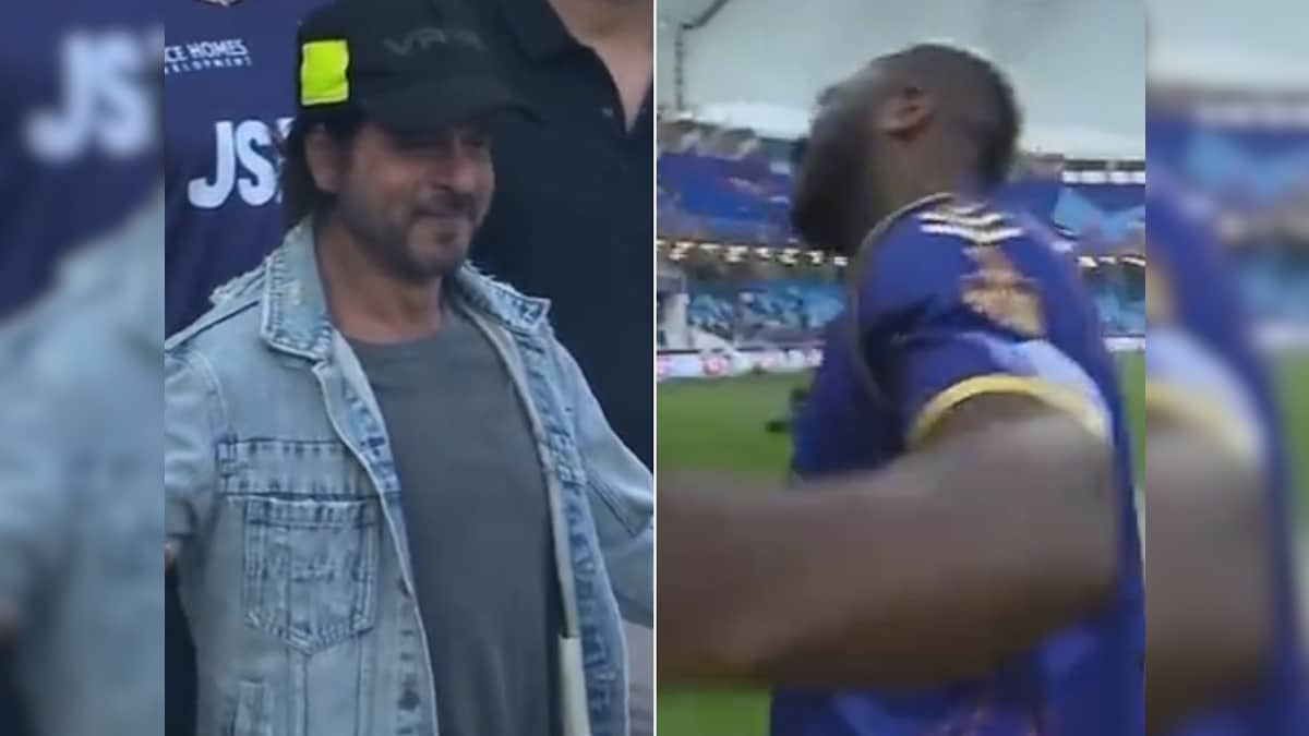 Watch: SRK's Reaction As Andre Russell Recreates His Iconic Pose