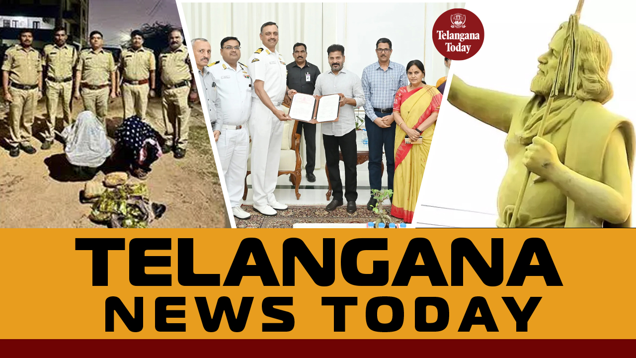 Telangana News Today: Ganja Chocolates in Warangal, Damagundem Forests for VLF Station, Gaddar Statue