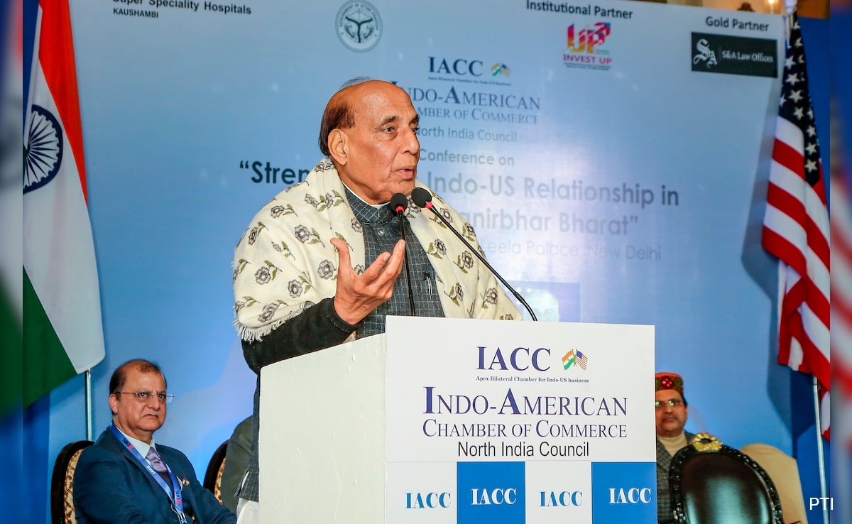 "India, US Support Free, Rules-Based International Order": Rajnath Singh