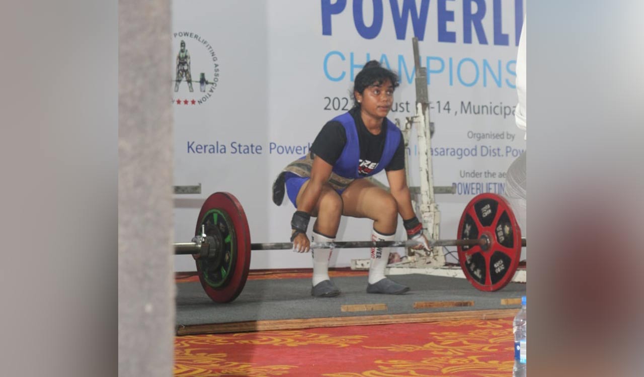 Telangana’s Sirichandana making her mark in powerlifting