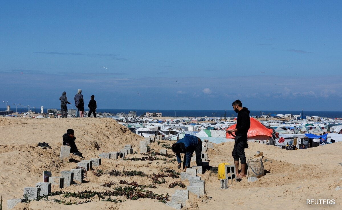 Forced To Live "Among The Dead": Displaced Gazans Seek Shelter In Cementary