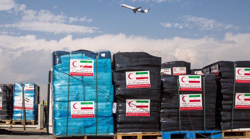 Iran sends third shipment of humanitarian aid to Gaza