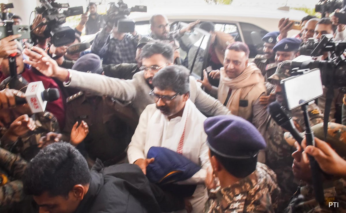 "Feel Raj Bhavan Involved": Jailed Hemant Soren During Jharkhand Trust Vote