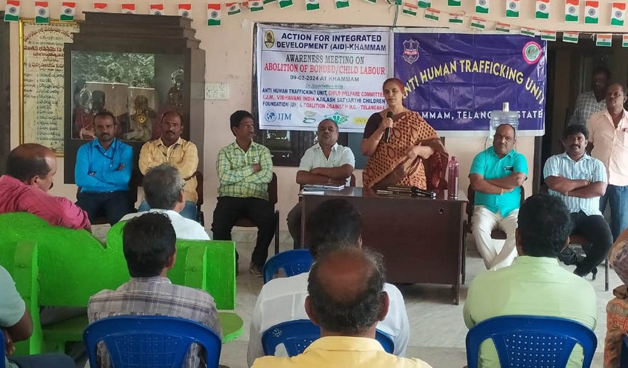 Anti-Bonded Labour Day observed in Khammam