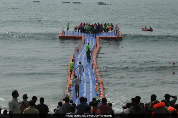 Did Andhra Floating Bridge Collapse Hours After Opening? What Official Said