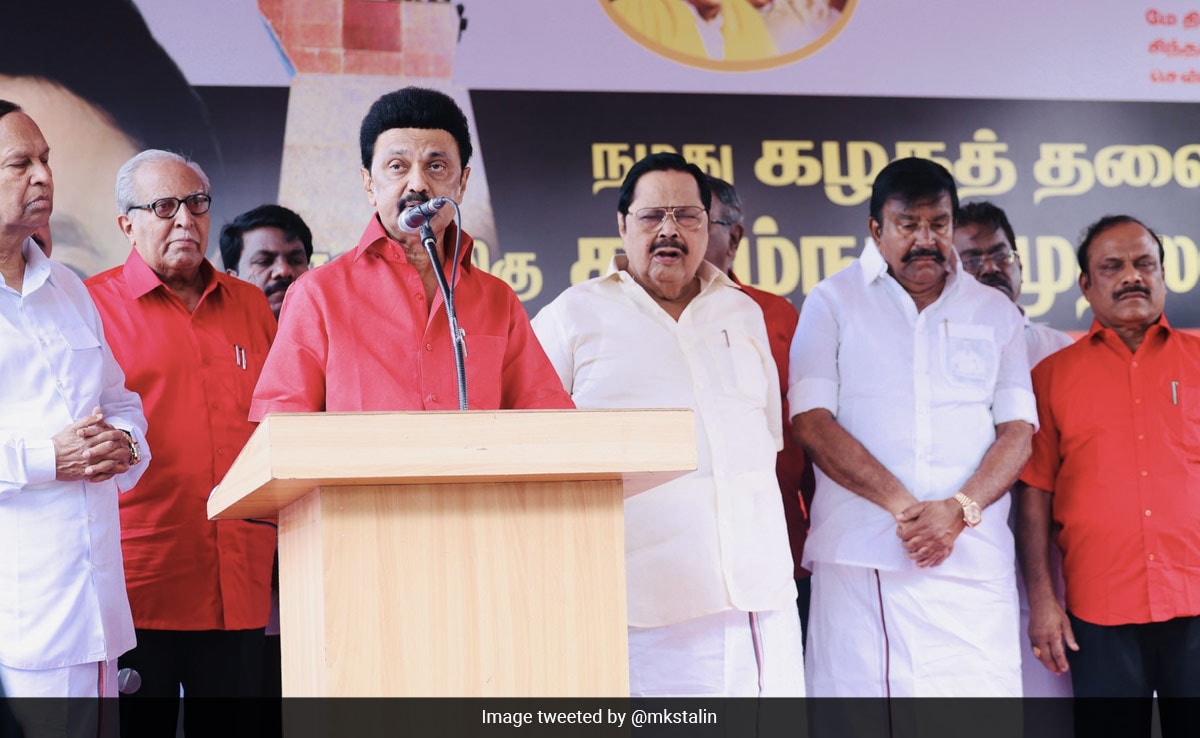 MK Stalin's DMK Begins Seat-Sharing Talks With Allies