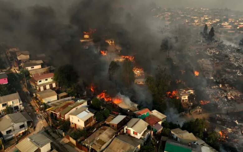 Forest fires kill at least 46 people in Chile