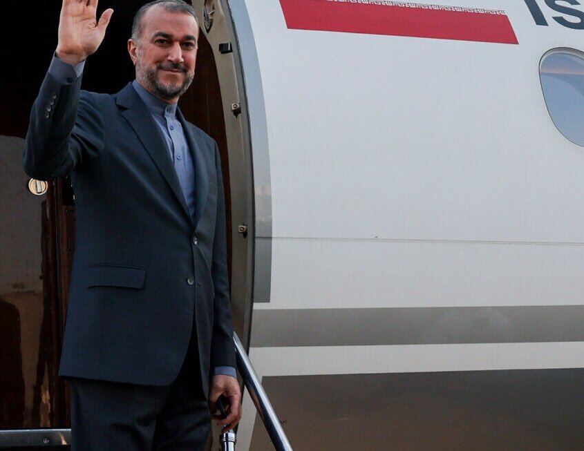 FM leaves Tehran for Jeddah with Palestine on agenda