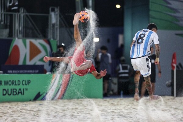 Iran defeats Argentina at 2024 Beach Soccer World Cup