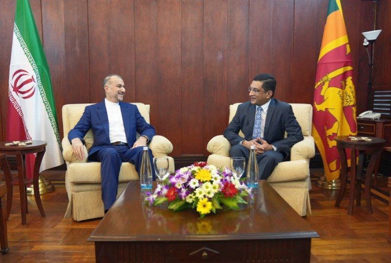 Amir-Abdollahian meets Sri Lankan FM in Colombo