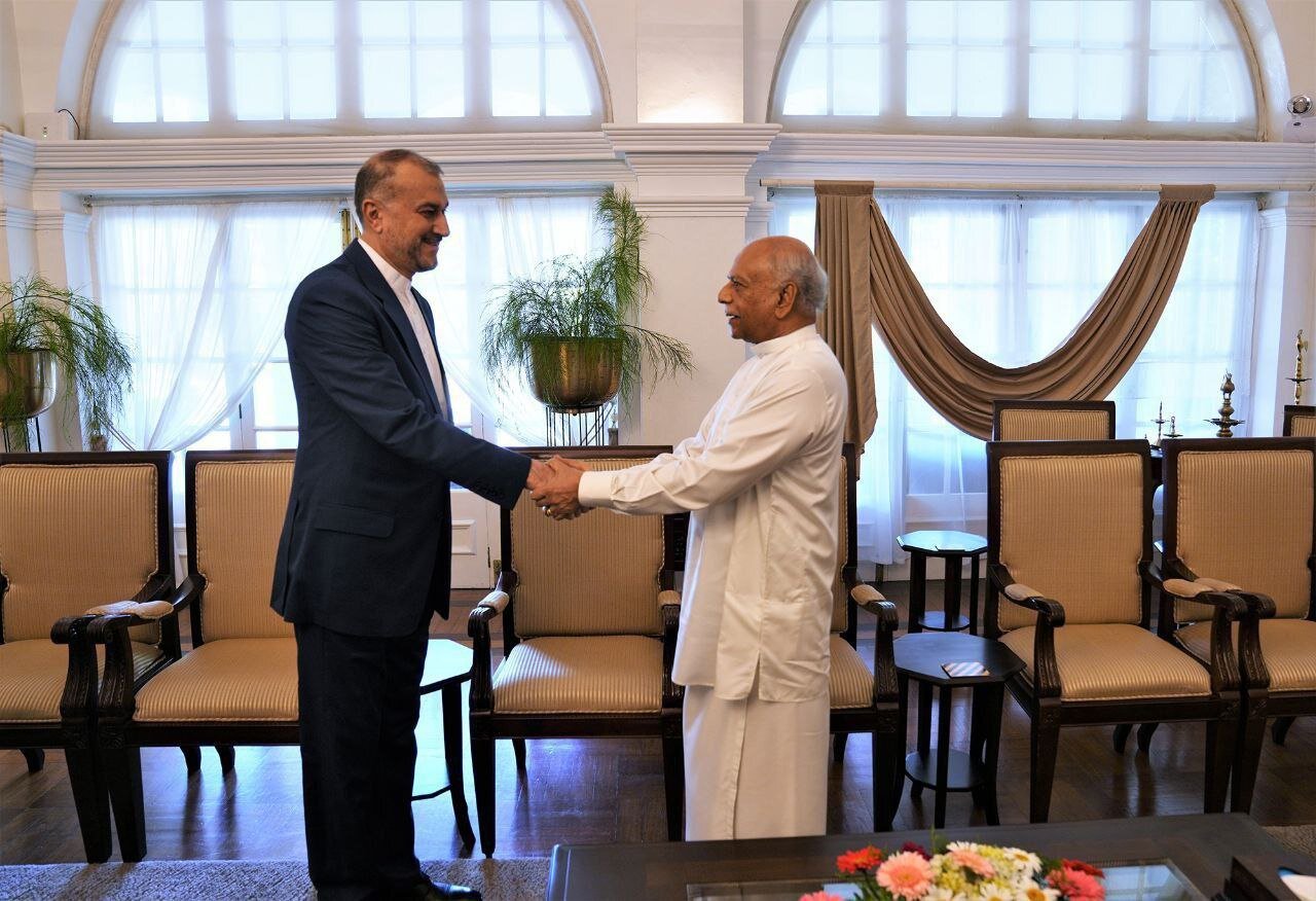 Iran top diplomat meets Sri Lankan PM