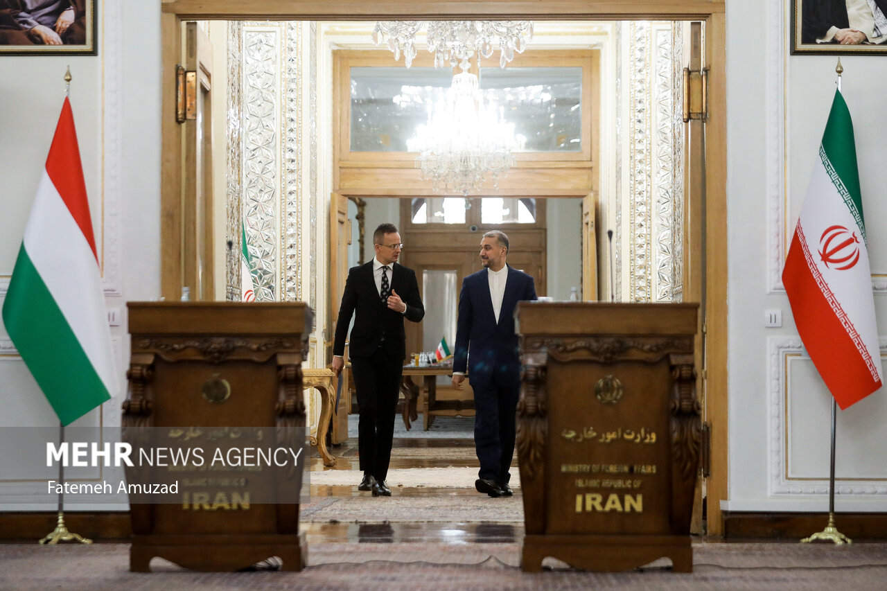 Iran, Hungary foreign ministers' presser in Tehran