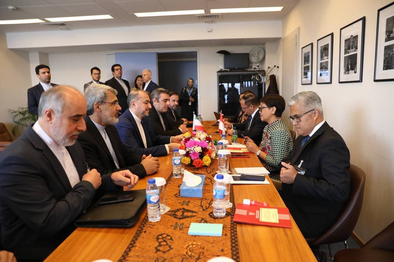 Iran FM meets Indonesian, Finnish counterparts in Geneva