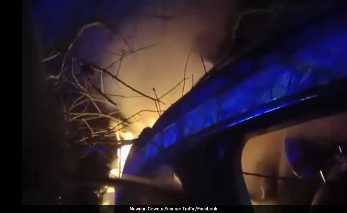 Video Shows Cops Rescuing Man From Burning Car Before It Burst Into Flames