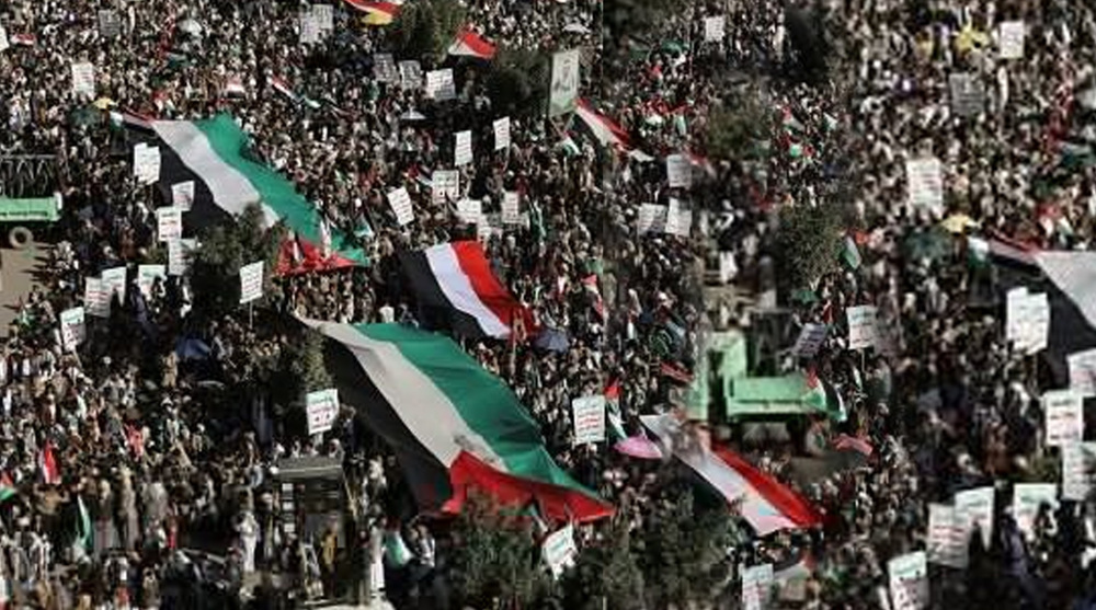 Yemenis continue support for Palestinians