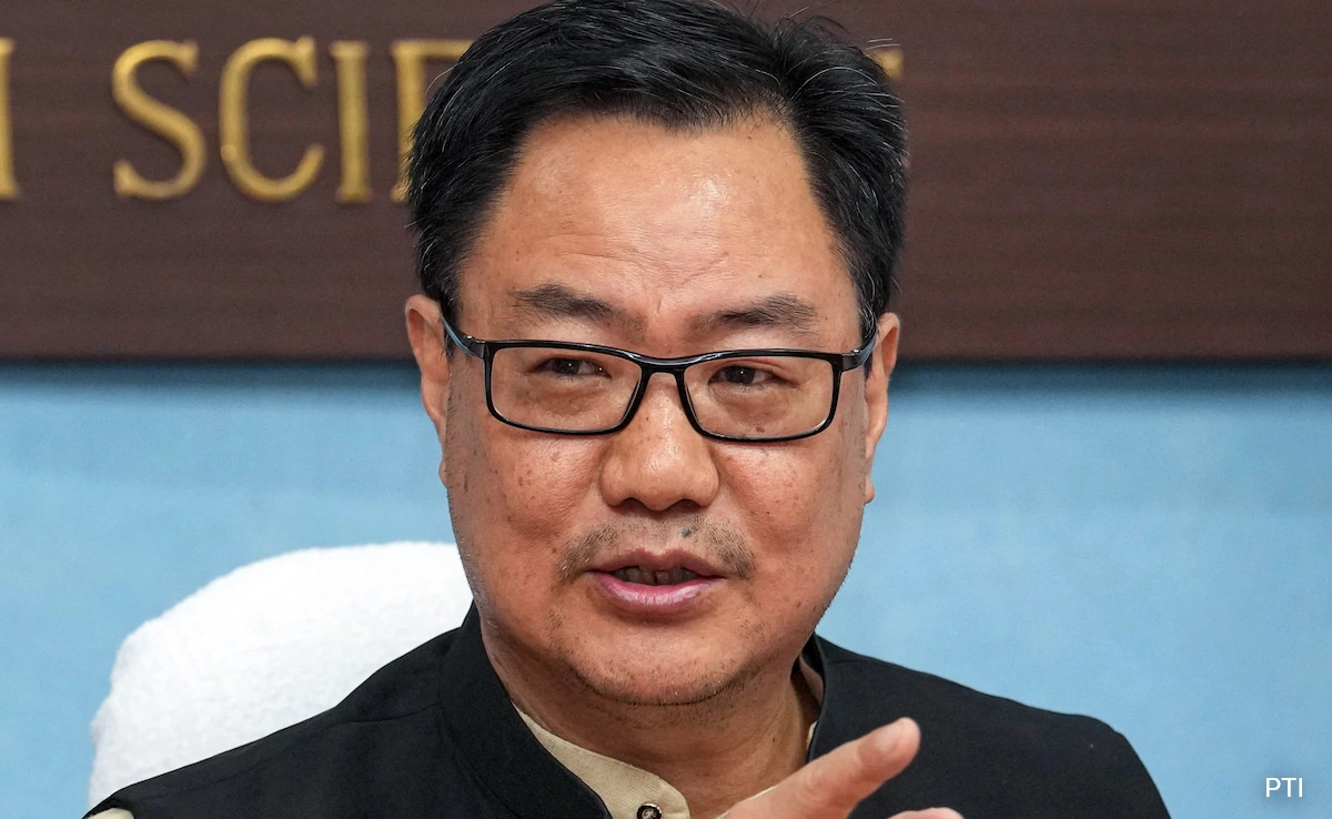 "Lying": Kiren Rijiju As Trinamool Says Leader Not Arrested Due To Court Order