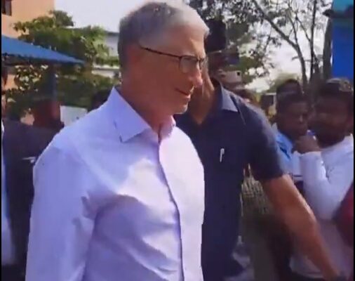 Bill Gates Visits Bhubaneswar Slum, Interacts With Residents