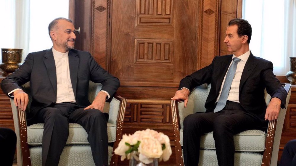 Iran’s foreign minister meets Syria’s Assad in Damascus