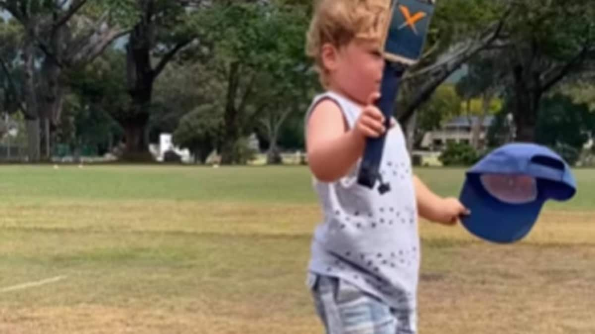 "Rs 25.7 Crore CSK Batter": Australian Boy's Batting Video Viral. Watch